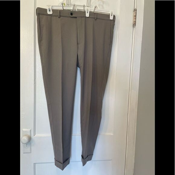 Peter Millar Highlands Flat-Front Performance Trouser Hazelnut - Picture 1 of 8